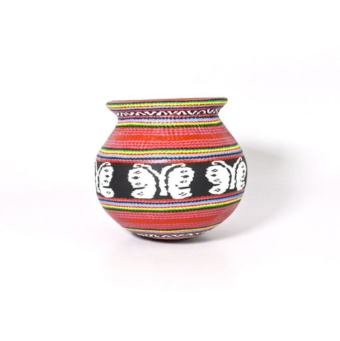 Ceramic Pot - Painted - Small
