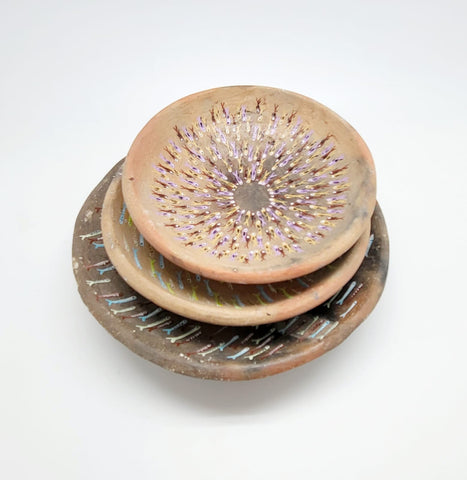 Ceramic Plate - Blue Lagoon