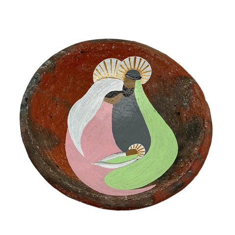 Christmas Nativity - Painted Plate
