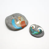 Christmas Nativity - Painted Stone