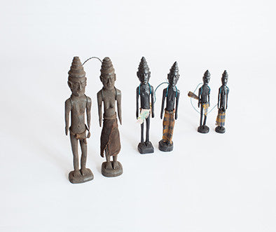 Wood - Atauro Couple with Tais
